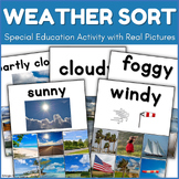 Weather Sort Activity Real Pictures Special Education Scie