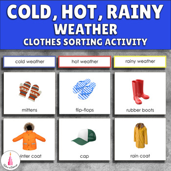 weather clothes sort teaching resources teachers pay teachers