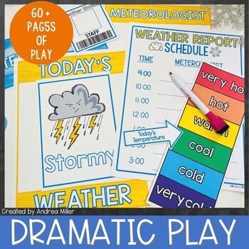 Weather Station-Dramatic Play by Andrea Miller | TpT