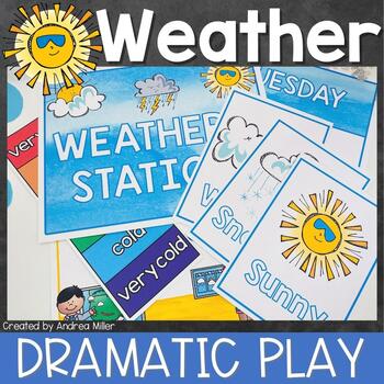 Preview of Weather Station Dramatic Play