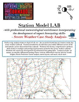 Preview of Weather: Station Models and MASSIVE Severe Thunderstorm LAB.  UNIQUE Learning!