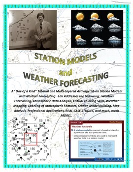 Preview of Weather: Station Models and Weather Forecasting With REAL CASE STUDIES!