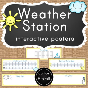 Preview of Interactive Weather Station for Calendar or Math Time