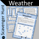 Weather Stations Scavenger Hunt for 7th and 8th graders