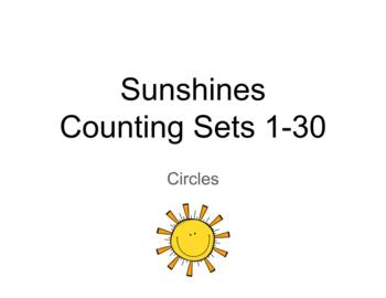 Preview of Weather- Sunshines- Counting Number Sets 1-30- Google slide activities