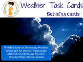 Weather Task Cards: Middle or High School Science