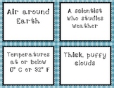 Weather Task Cards Using Vocabulary (Utah Core 4th Grade)