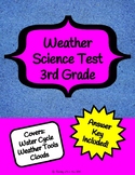 Weather Test - 2nd, 3rd Grade - Modified for students with