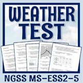 Weather Test and Climate Test Assessment Middle School NGS