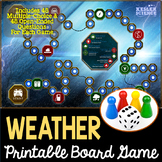 Weather Themed Board Game - Pre-Written & Editable Cards