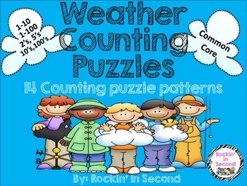 Preview of Weather Themed Counting Puzzles
