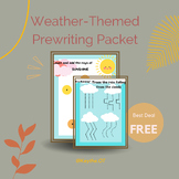Weather Themed PreWriting Skills Packet