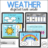 Weather Themed Preschool Boom™ Cards for Distance Learning