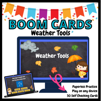 Preview of Weather Tools BOOM Cards