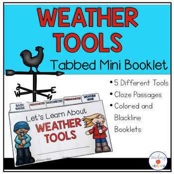 Preview of Weather Tools Interactive Tabbed Mini Booklet 