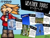 Weather Tools Signs