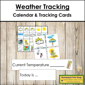 Preview of Weather Tracking Cards