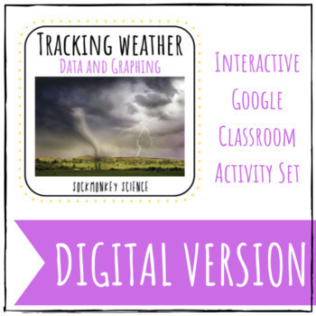 Preview of Weather Tracking Charts & Data Collection- Digital Journal for Distance Learning