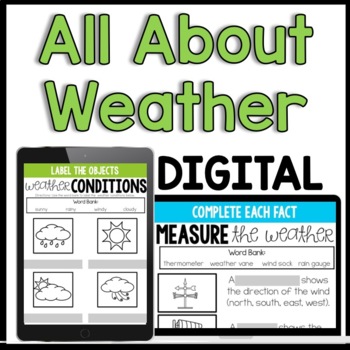 Weather Types, Conditions and Tools [Google Classroom] by Kristen Sullins