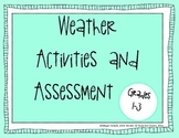 Weather Unit Activities and Assessment