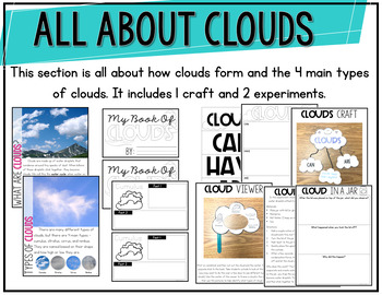 Weather Unit: All About Weather, Extreme Weather, Weather Tools, and Clouds