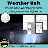 Weather Unit - Lesson Plans & Activities - {Digital & PDF 