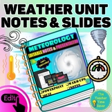 Weather & Climate Unit Editable Notes & Slides Bundle- Ear
