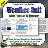 Weather Unit Packet No Prep | 4th 5th 6th Grade | Reading 