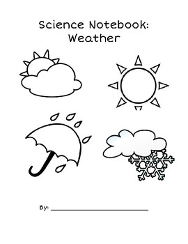 Preview of Weather Unit Science Notebook