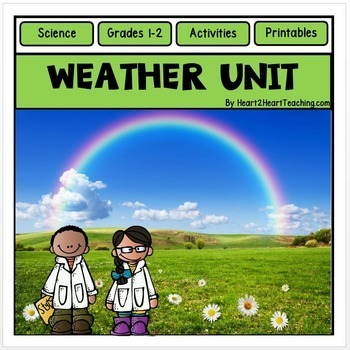 Preview of Weather Activities Unit Instruments Passages Worksheets Make a Mobile Craft!