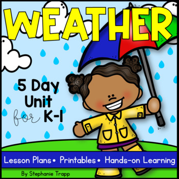 Preview of Weather Unit for Kindergarten and First Grade