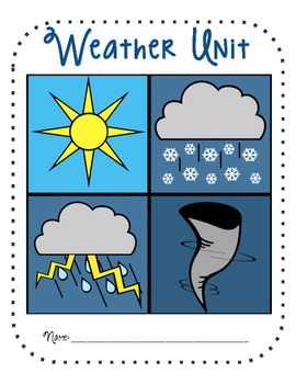 Preview of Weather Unit! for Primary Grades! Includes the Water Cycle!