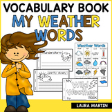 Weather Vocabulary Book - Weather Activities