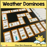Weather Vocabulary Dominoes - 5 games