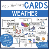 Weather Vocabulary Picture Cards and Posters: Enhancing Le