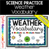 Weather Vocabulary Student vs Student Powerpoint Game