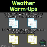 Weather Warm-Ups (Bell Ringers)
