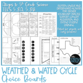 Weather & Water Cycle Choice Board Project Activities