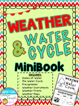 Preview of Weather & Water Cycle Minibook