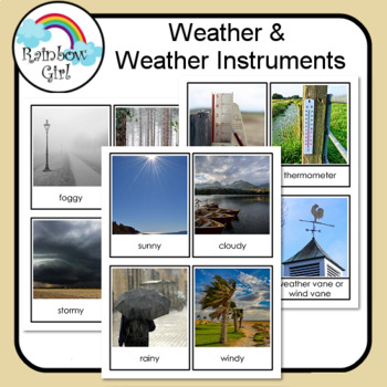 Weather & Weather Instruments by Rainbow Girl | TPT