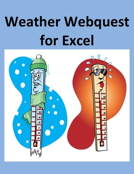 Preview of Weather Webquest for Microsoft Excel Digital