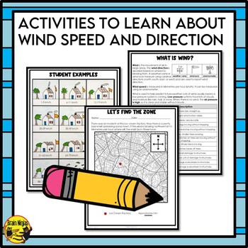 Weather | Wind Speed and Direction by Brain Ninjas | TpT