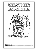 Weather Wonders Kindergarten EL Module 2 Print and Go Book