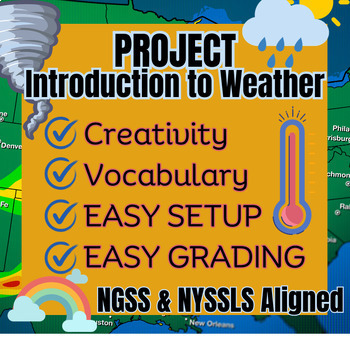 Preview of Weather Wonders: NGSS / NYSSLS Presentation Project - Engage, Learn, Excel!