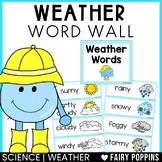 Weather Words - Weather Word Cards, Bulletin Board