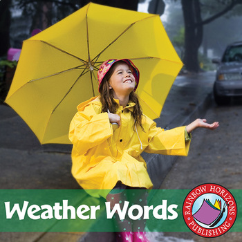Preview of Weather Words: Sleet, Hail, Snow, Rain & Wind Gr. 1-3
