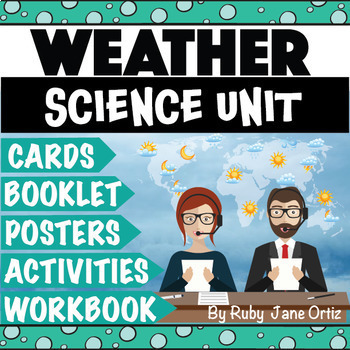 Preview of Weather Worksheets, Activities, Posters, and Lapbook