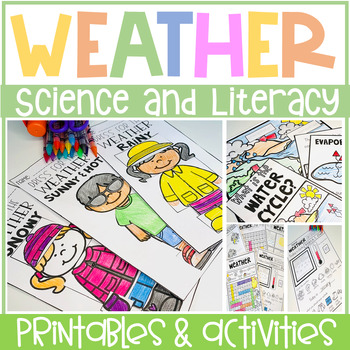 Preview of Weather Worksheets and Activities | Science Printables Kindergarten