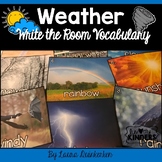 Weather Write the Room Vocabulary