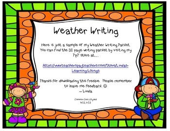 description of weather creative writing